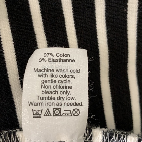 J.Crew Woman’s Black And White Striped Daybreak Sleeveless Ponte Dress Size M - Picture 6 of 10